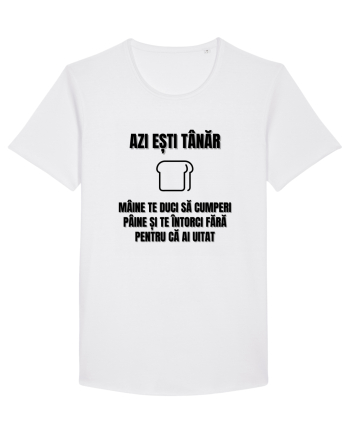 Azi esti tanar maine te duci sa cumperi paine si te intorci fara  White