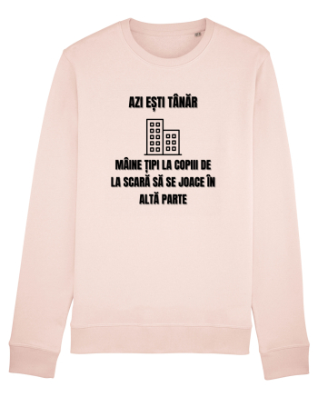 Azi esti tanar maine tipi la copiii de la scara sa se joace in alta parte Candy Pink