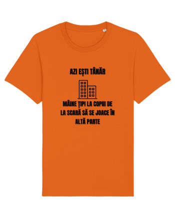 Azi esti tanar maine tipi la copiii de la scara sa se joace in alta parte Bright Orange