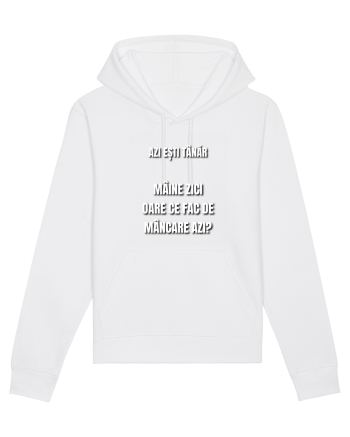 Azi esti tanar maine zici oare ce fac de mancare azi White