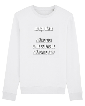 Azi esti tanar maine zici oare ce fac de mancare azi White