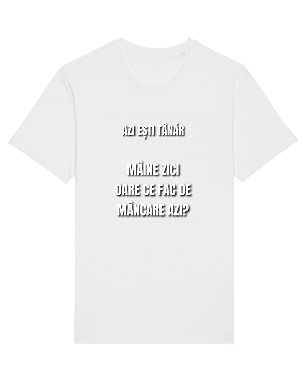 Tricou mânecă scurtă Unisex Rocker White