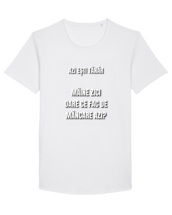 Azi esti tanar maine zici oare ce fac de mancare azi White
