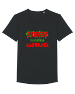 Stress Tricou mânecă scurtă guler larg Bărbat Skater