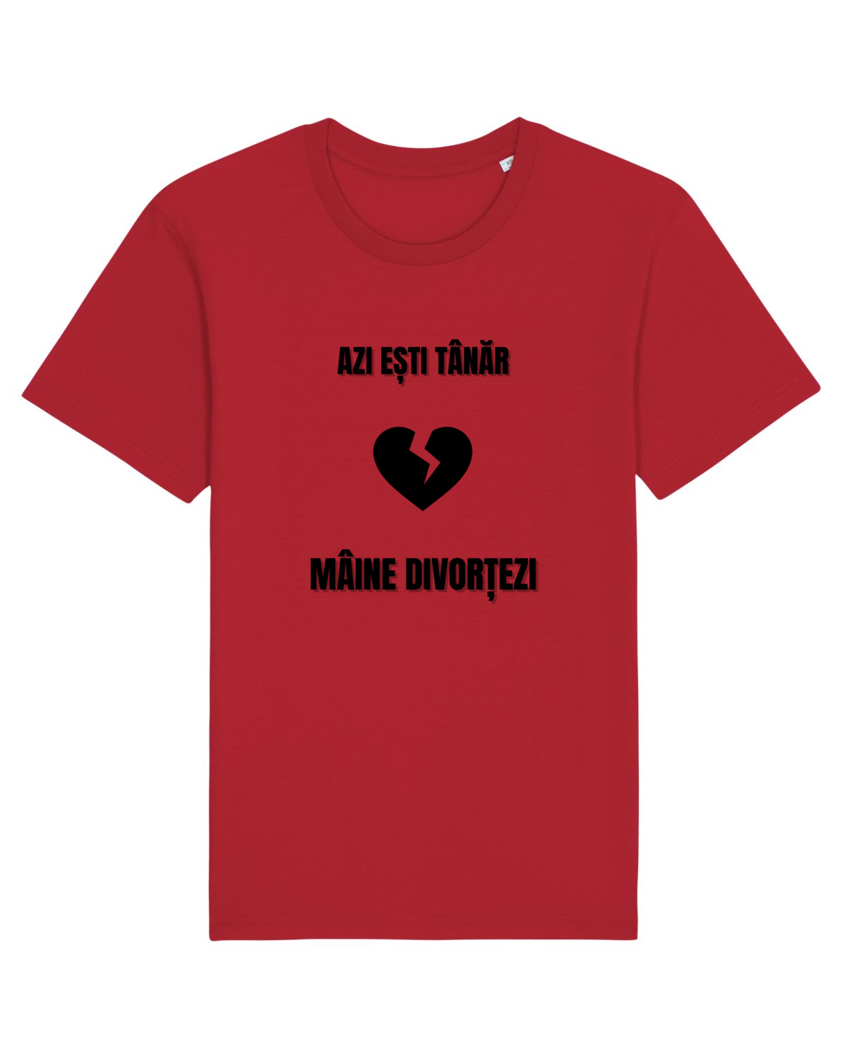 Tricou mânecă scurtă Unisex Rocker Red