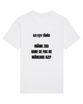 Azi esti tanar maine zici oare ce fac de mancare azi White