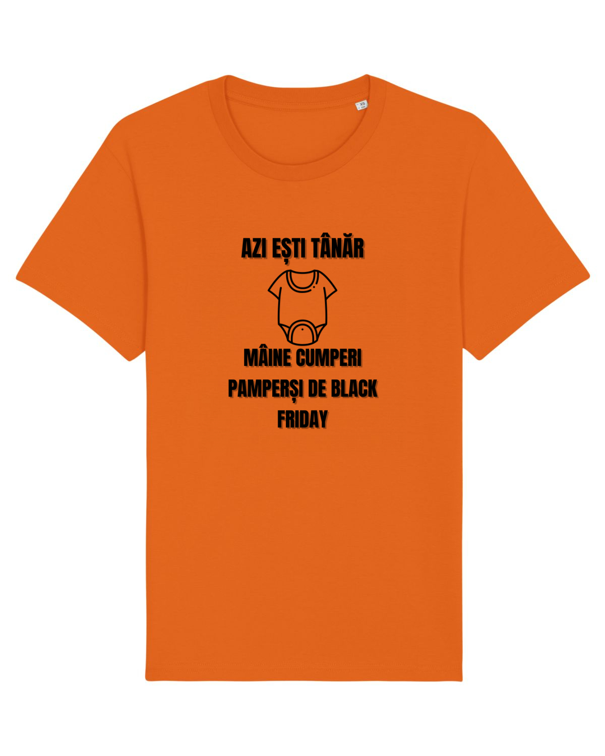 Tricou mânecă scurtă Unisex Rocker Bright Orange