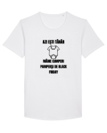 Azi esti tanar maine cumperi pampersi de black friday Tricou mânecă scurtă guler larg Bărbat Skater