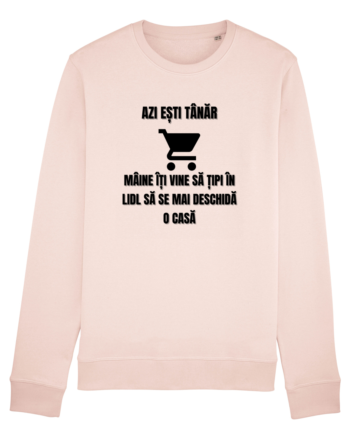 Bluză mânecă lungă Unisex Rise Candy Pink