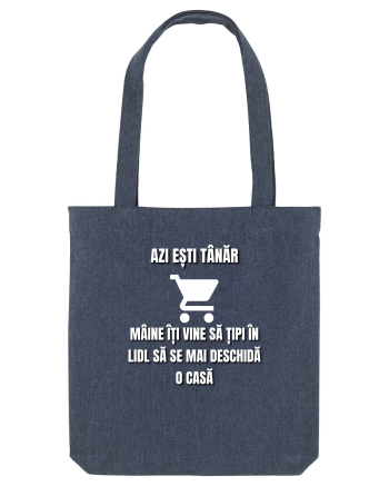 Azi esti tanar maine iti vine sa tipi in lidl sa se mai deschida o casa Midnight Blue