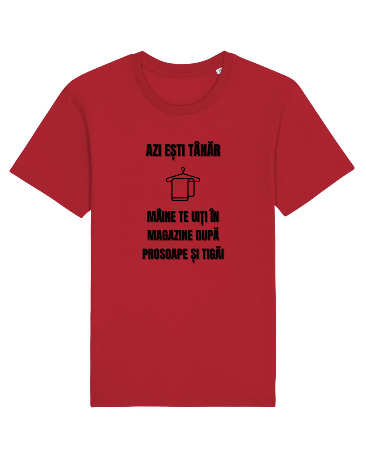 Tricou mânecă scurtă Unisex Rocker Red