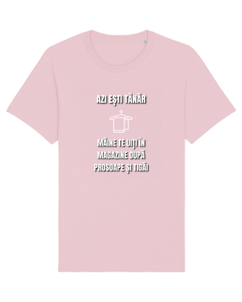 Azi esti tanar maine te uiti in magazine dupa prosoape si tigai Cotton Pink