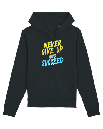 Never give up Black