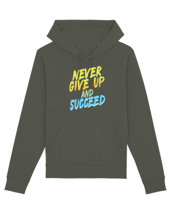 Never give up Khaki