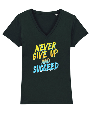 Never give up Black