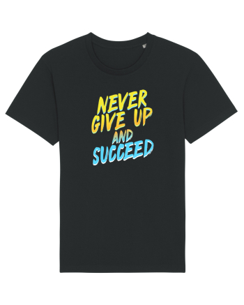 Never give up Black