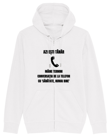 Azi esti tanar maine termini conversatia de la telefon cu sanatate White