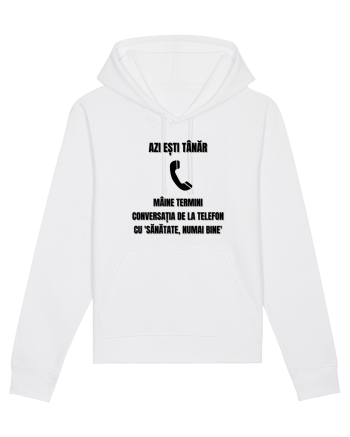 Azi esti tanar maine termini conversatia de la telefon cu sanatate White