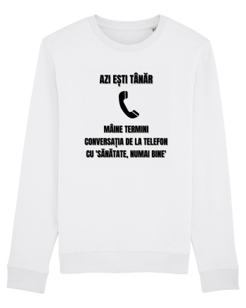 Azi esti tanar maine termini conversatia de la telefon cu sanatate White