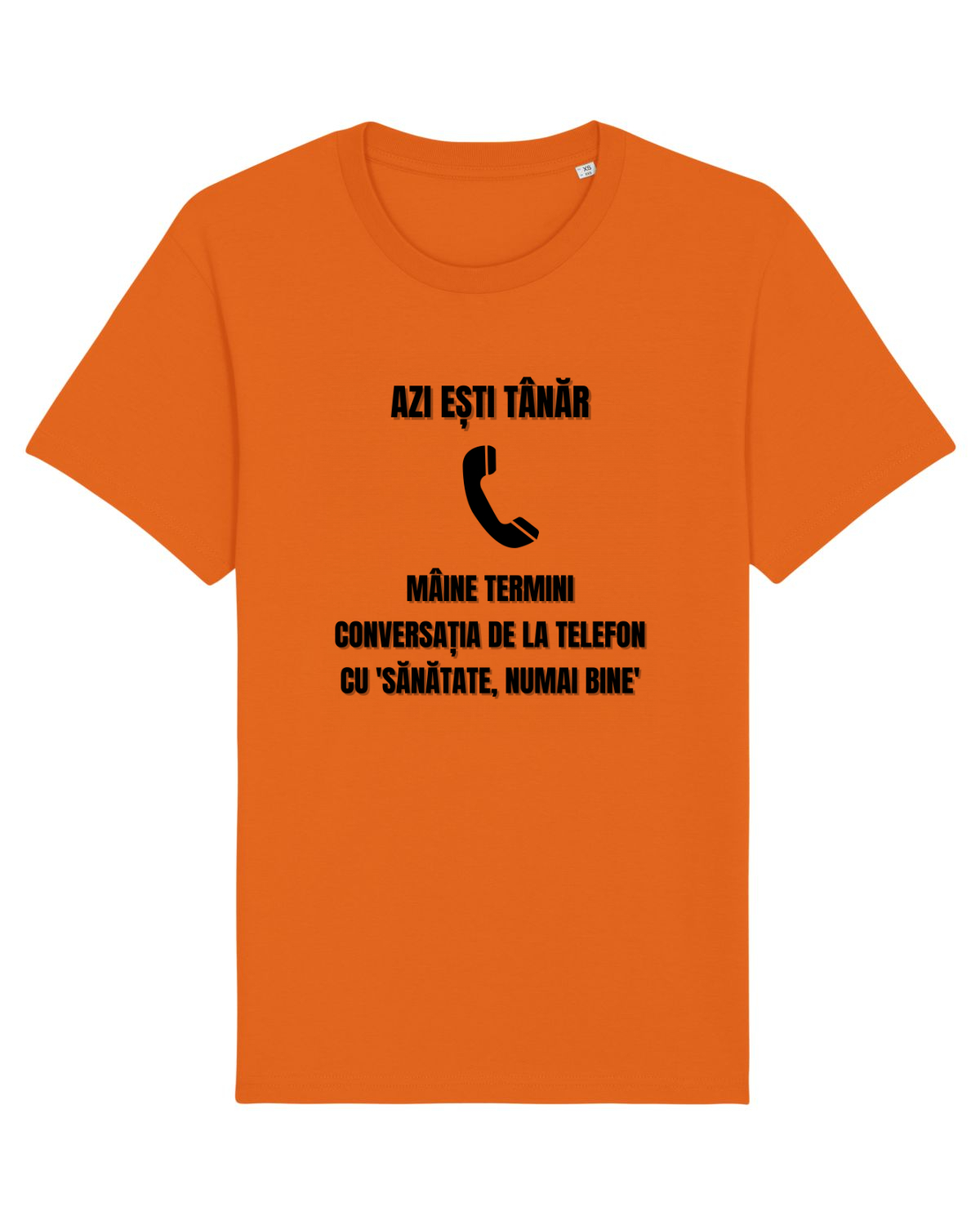 Tricou mânecă scurtă Unisex Rocker Bright Orange