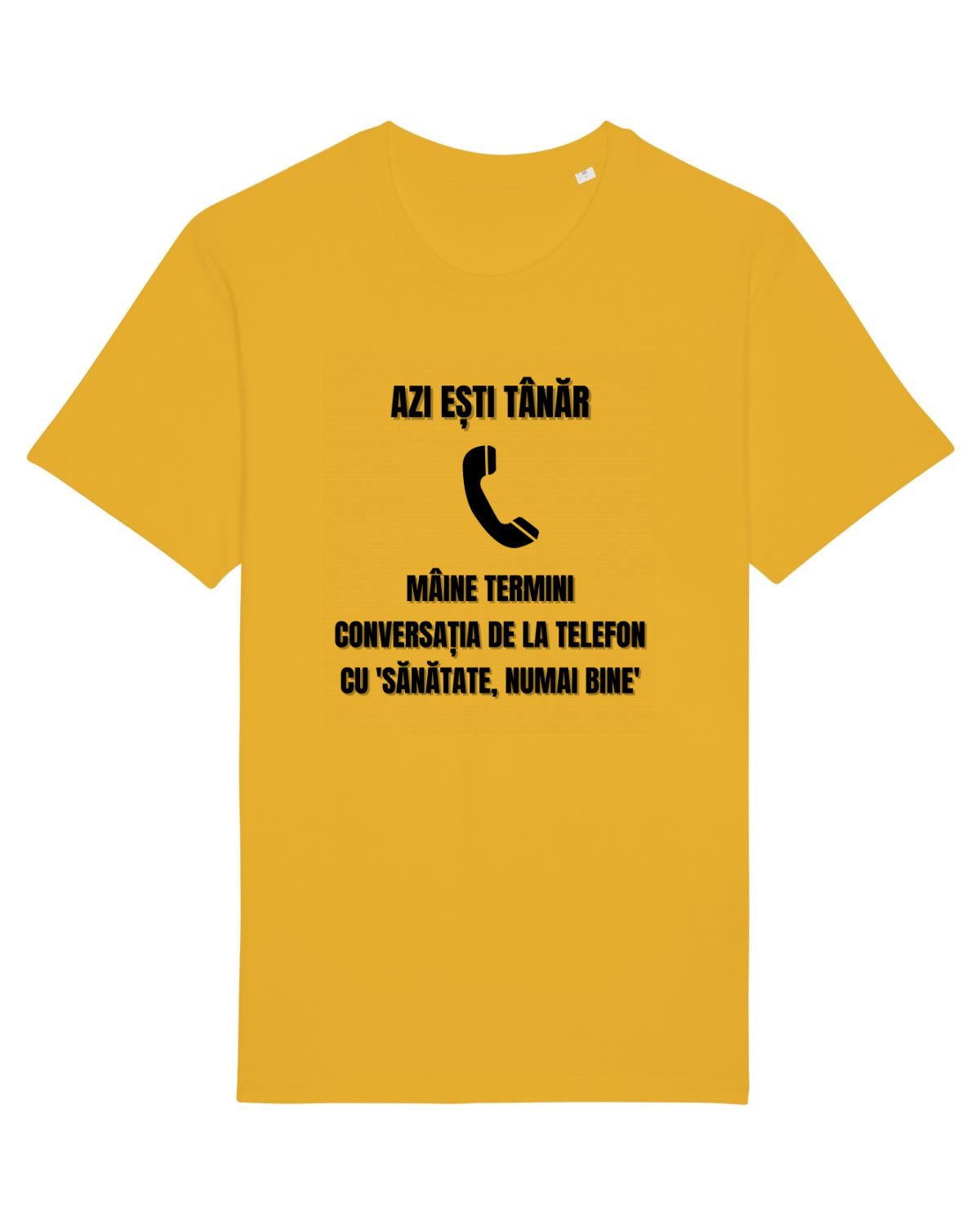 Tricou mânecă scurtă Unisex Rocker Spectra Yellow
