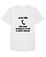 Azi esti tanar maine termini conversatia de la telefon cu sanatate Tricou mânecă scurtă guler larg Bărbat Skater