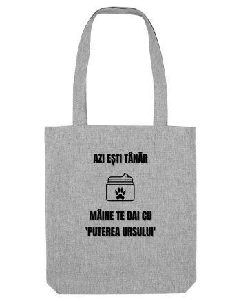 Azi esti tanar maine te dai cu puterea ursului Heather Grey