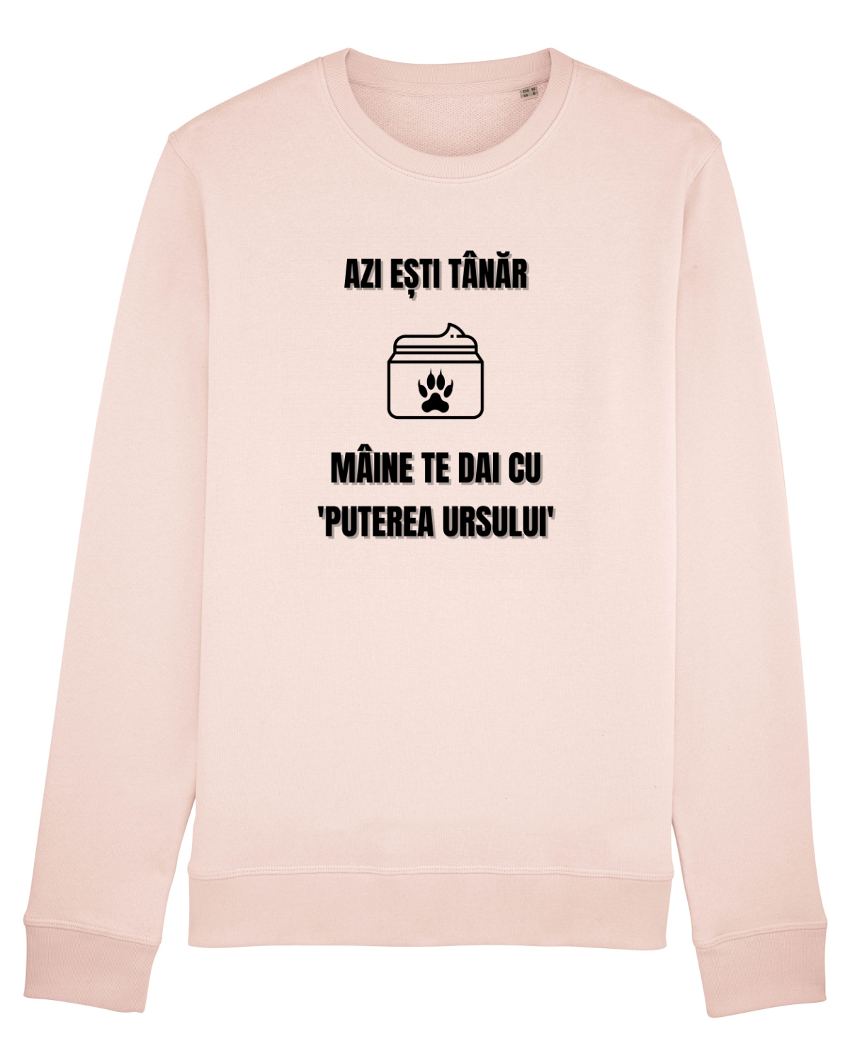Bluză mânecă lungă Unisex Rise Candy Pink
