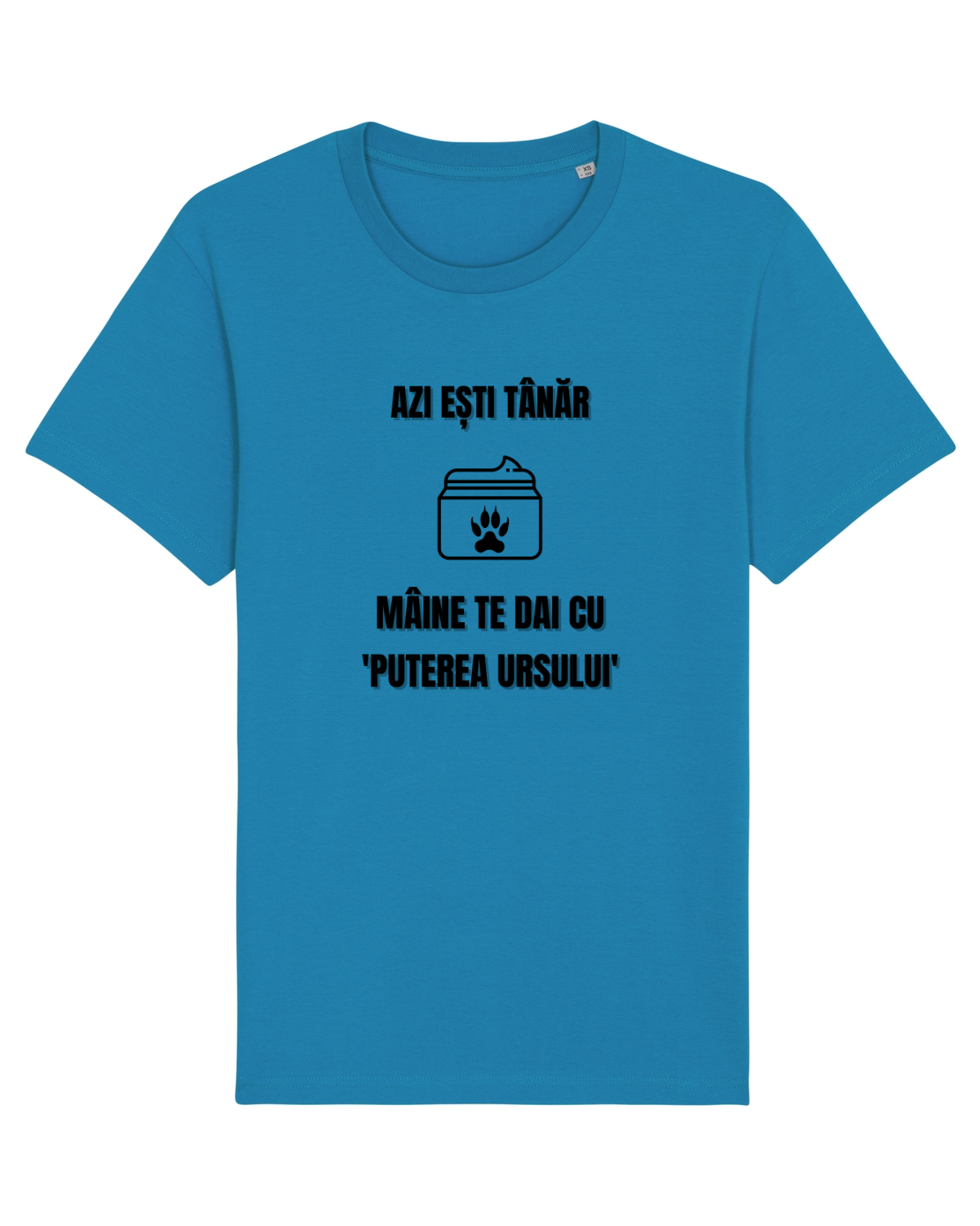 Tricou mânecă scurtă Unisex Rocker Azur