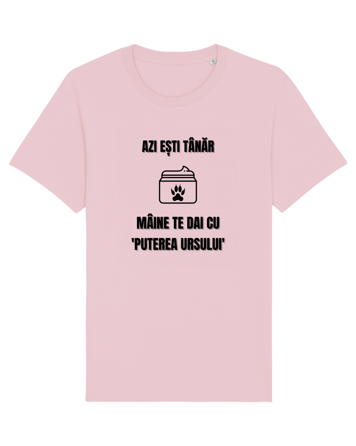 Tricou mânecă scurtă Unisex Rocker Cotton Pink