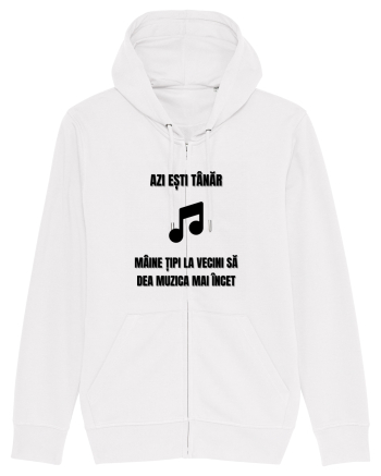 Azi esti tanar maine tipi la vecini sa dea muzica mai incet White