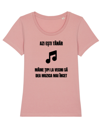 Azi esti tanar maine tipi la vecini sa dea muzica mai incet Canyon Pink