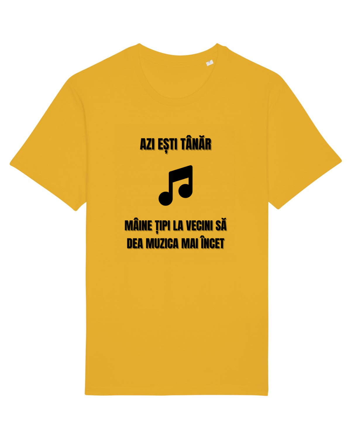 Tricou mânecă scurtă Unisex Rocker Spectra Yellow