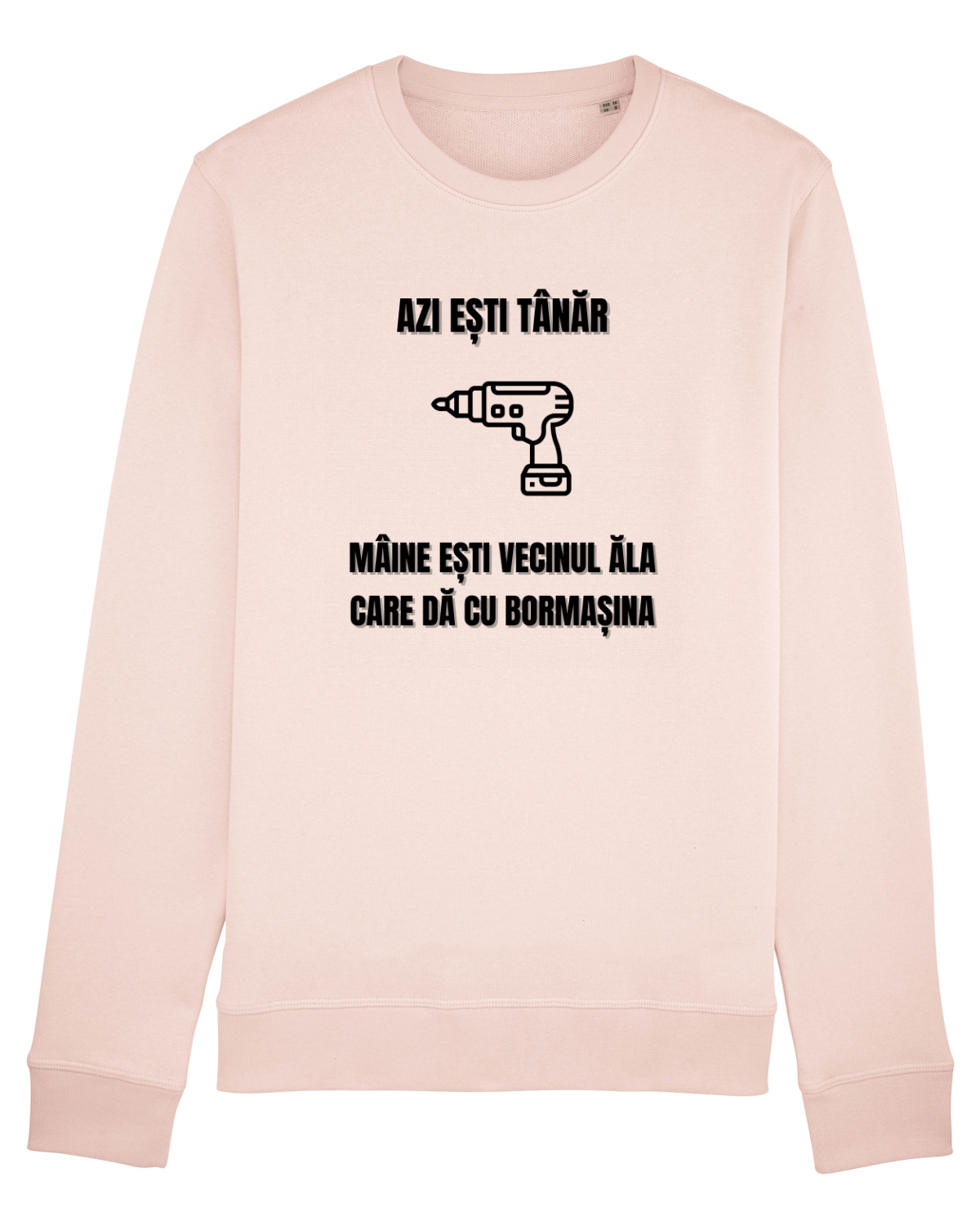 Bluză mânecă lungă Unisex Rise Candy Pink