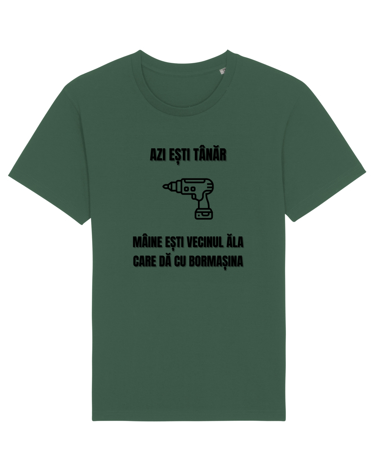 Tricou mânecă scurtă Unisex Rocker Bottle Green