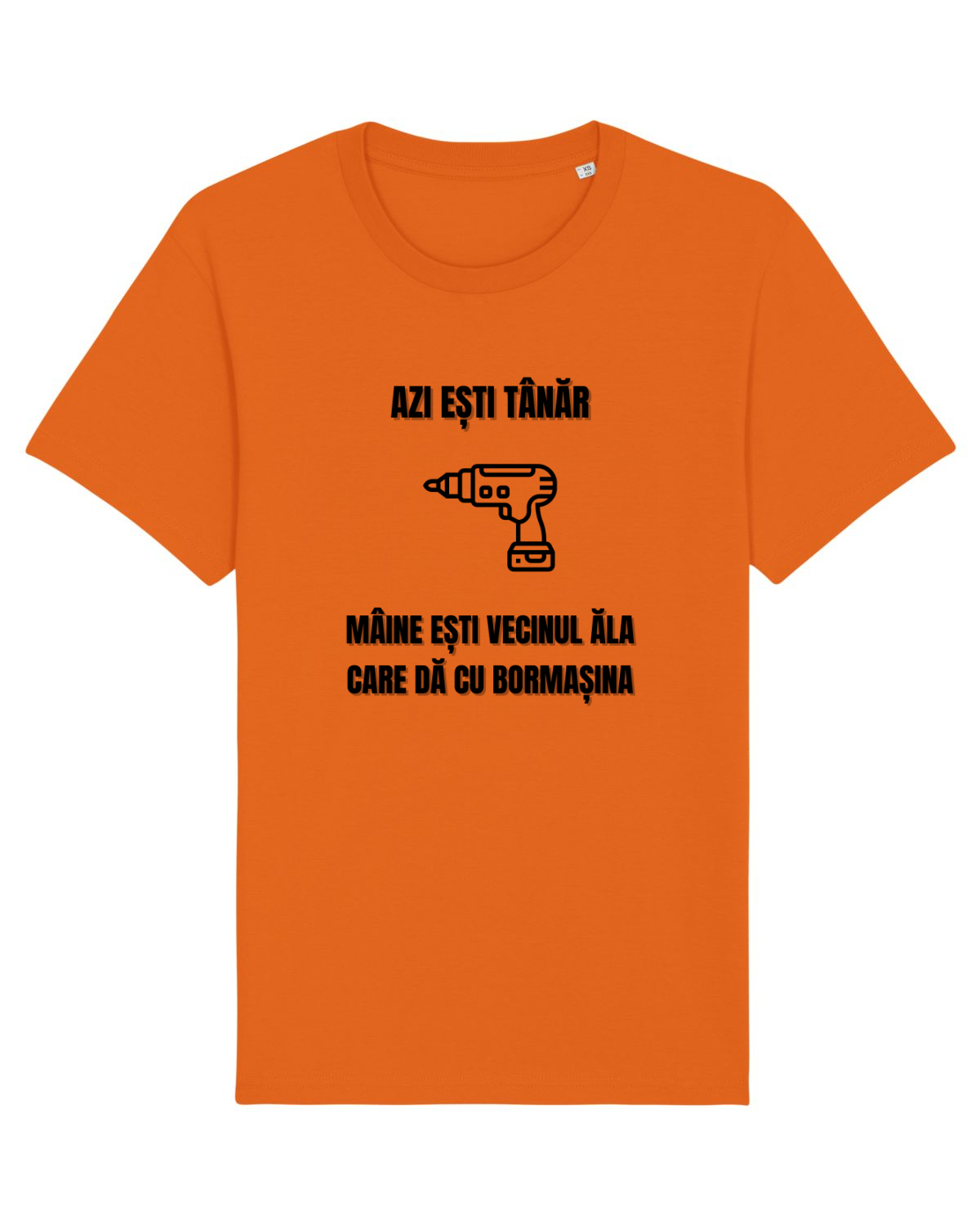Tricou mânecă scurtă Unisex Rocker Bright Orange