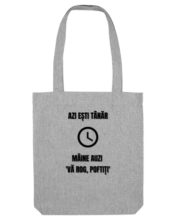 Azi esti tanar maine auzi va rog, poftiti Heather Grey