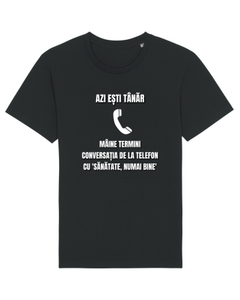 Azi esti tanar maine termini conversatia de la telefon cu sanatate Black