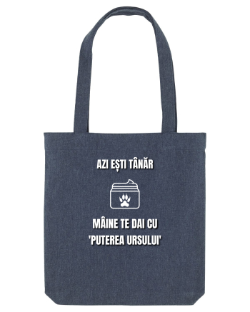 Azi esti tanar maine te dai cu puterea ursului Midnight Blue