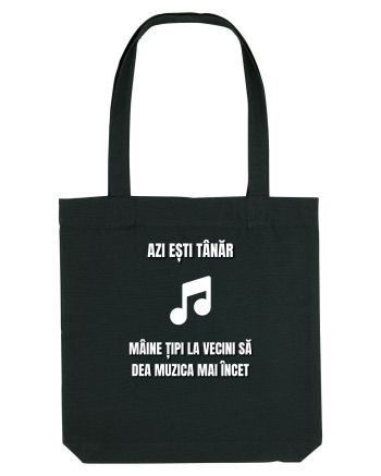 Azi esti tanar maine tipi la vecini sa dea muzica mai incet Black