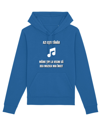 Azi esti tanar maine tipi la vecini sa dea muzica mai incet Royal Blue