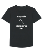 Azi esti tanar maine ti se spune nenea Tricou mânecă scurtă guler larg Bărbat Skater