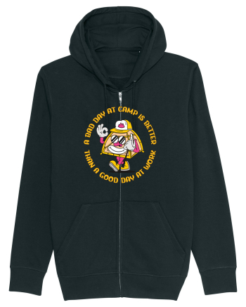 pentru camping - A bad day at camp is better than a good day at work Black