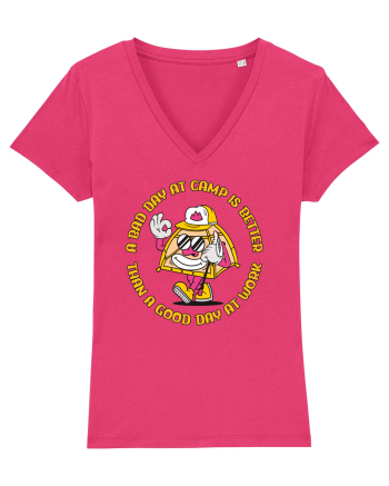 pentru camping - A bad day at camp is better than a good day at work Raspberry