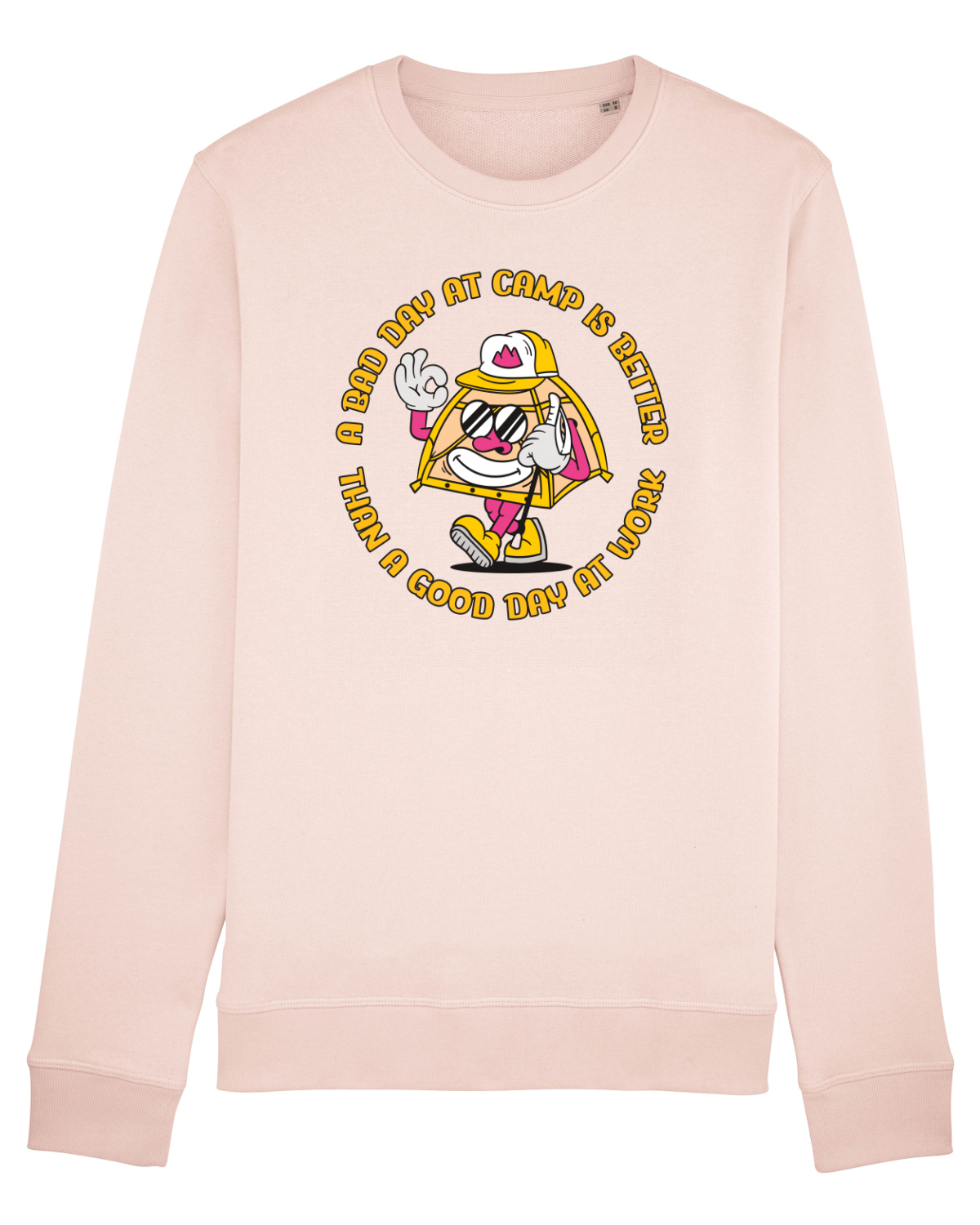 Bluză mânecă lungă Unisex Rise Candy Pink
