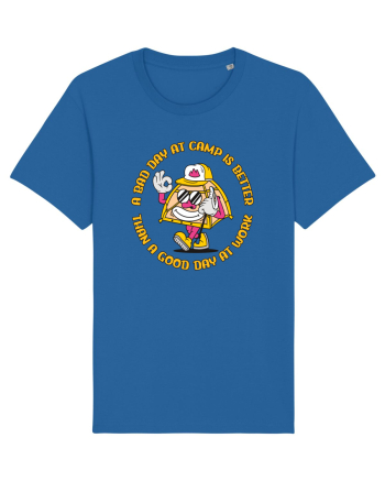 pentru camping - A bad day at camp is better than a good day at work Royal Blue