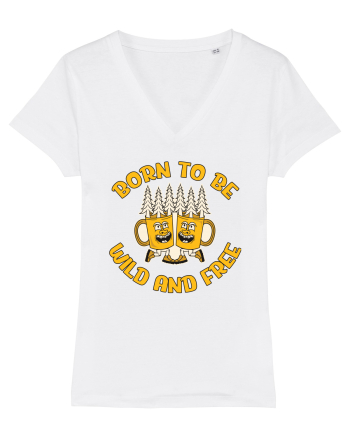 pentru camping - Born to be wild and free White