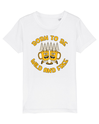 pentru camping - Born to be wild and free White