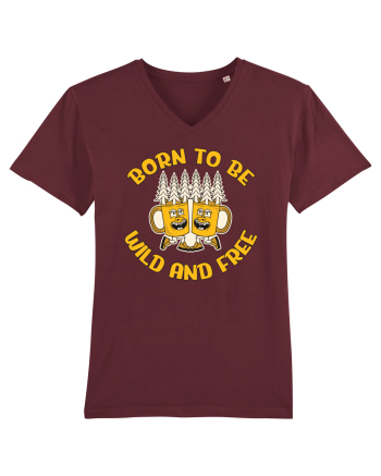 pentru camping - Born to be wild and free Burgundy
