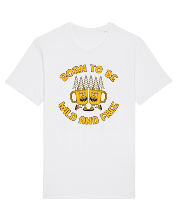 pentru camping - Born to be wild and free White